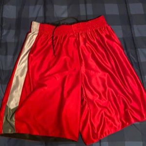 Large Red Sport Shorts